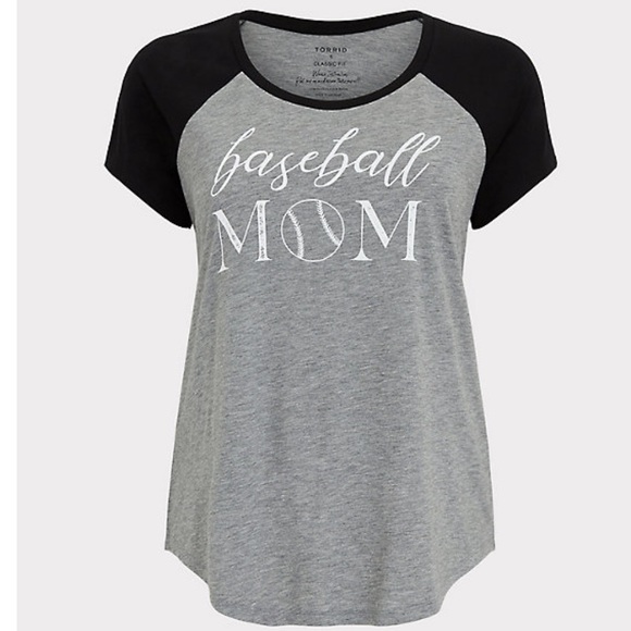 Torrid Tee NWT Baseball Mom Shirt